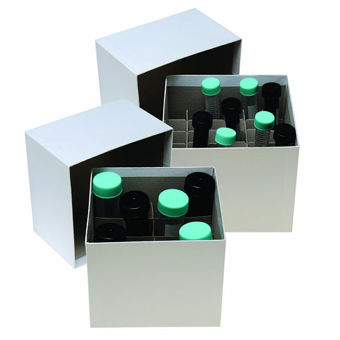 Argos R3022 Cryo/Freezer Box, 36 Cell Divider for 15mL Tube, 5-3/8" Length x 5-3/8" Width x 2-6/8" Height (Pack of 12)