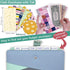 Budget Binder with Zipper Envelopes, Ginmlyda Cash Envelopes for Budgeting, Money Saving Binder with Budget Sheets,
