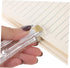 STOBOK 1 Set Spare Clamp for Pusher Clam Clip Dispensers, Mini Paper Clips, Jumbo Paper Clipper Refill Clips