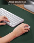 Office/Home(23.6"x13.8",Dark Leather Desk Pad Protector,Desk Cover mat,Office Desk mat,Laptop Mat for Desk, Non-Slip