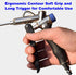 YOTOO 2-Way Air Blow Gun Kit with Adjustable Air Flow, Extended Nozzle, High Flow Nozzle, 1/4" NPT Plug