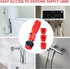 KUZIUA 25 1 Upgrade All in One Wrench Tool for Faucet and Sink, Faucet and Sink Installer with Useful Gadgets