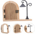 8.30X5.90X0.90 Inch Tofficu Fairy Door Outlet Cover with Glowing Light - Childproof Baby Proofing Socket Protector