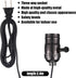2 Set 8'' 12" 3 8 Baquler Lamp Rewire Kit Make a Lamp or Repair Kit with Harp Tube Pipe Way Socket ft Cord and All