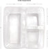 Teacher Created Resources Clear Portable Plastic Storage Caddy 6-Pack for Classroom and Office Organization