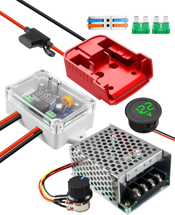 UTKFHT Power Wheel Battery Adapter Kit Compatible with Milwaukee M18 18V Battery, Power