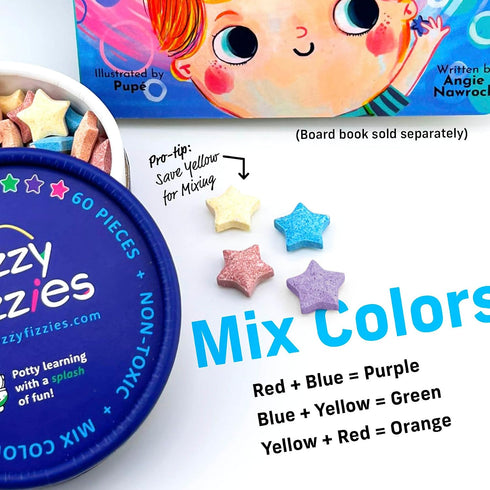 60 Wizzy Fizzies Potty Training Rewards Toilet Fizzies, Non-Food, STEM-Based Method that uses Imagination Play