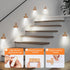 Closet ASAWASA Motion Sensor Night Lights, Under Cabinet LightingMagnet Body Hallway Lamp, Rechargeable Battery Powered