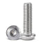 M6-1.0 x 16mm Button Head Socket Cap Bolts Screws, 304 Stainless Steel 18-8, Allen Socket Drive, Quantity 25