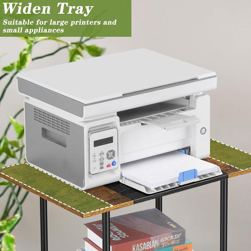 Shinoske Storage,3 3D Printer Stand with Tier Large Printer Table with Wheels for Home Office,Rolling Cart with Storage