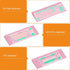 Beego Ergonomic Computer Keyboard Stand - Glitter Pink Acrylic Keyboard Riser Tilted Keyboard Holder Keyboard Tray