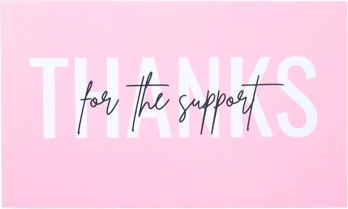 RXBC2011 100 Little Thank You Cards, Handwritten Lettering Design Bulk Thank You Notes for All Occasion 3.5 x 2 Inch