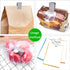 BURLIHOME Large Chip Bag Clips - 10Pcs Stainless Steel Heavy Duty Clamps with Anti-Slip Rubber for Food and Paper
