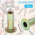 25Pcs M6 Steel Multi Grip Rivet Nuts Pre Bulbed Shank Zinc-Plated Flat Head Threaded Insert Nut Fasteners for Industrial
