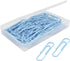 Large Paper Clips, Jumbo, 50mm, 2 inches, Smooth, 100 Pcs/Box (Light Blue)