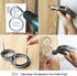 Hardware Set for House Numbers Screws, Modern Floating Address Numbers Mounting System Parts