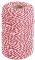 Red and White Twine, 656 Feet Cotton Baker's Twine for Crafts, Gift Wrapping, and Baking