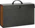 Smead A-Z and Subject Expanding File Box, 19 Pockets, Legal Size, Black, Latch Closure