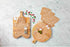Mud Pie Kraft Christmas Paper, Board Approx 12 1/2" x 9 1/2", Gingerbread