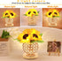 3-Colour Dimming Birthday Gifts for Women,Sunflower Flower Touch Lamp,Rechargeable Cordless Night Light