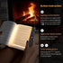 3 Dimmable Flat Book Light, Rechargeable Clear LED Smart Reading Light with Colors & Timer, Full Page Panel Plate Lamp