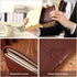 Cholemy 12 Pcs PU Leather Journal Notebook Bulk, Personalized DIY Engraved Leather Journal for Coworker Gifts