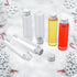 Tioncy 150 Pcs Clear Plastic Test Tubes, 50 ml Vials with Caps for Storage and Experiments