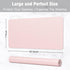 Hsurbtra Desk Pad, 35.5" x 17" PU Leather Mat, XXL Extended Mouse Pad, Waterproof Desk Blotter Protector