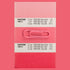 JAM PAPER Colorful Standard Paper Clips, Regular 1 Inch, Pink Paperclips, 100/Pack