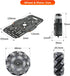 4WD 68mm Omnidirectional Robot Car Chassis Kit with Mecanum Wheels, TT Motor, Aluminum Alloy Metal Platform