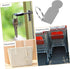 DOITOOL Stainless Steel Shopping Trolley Keychain Token Creative Heat Transfer Opener for Supermarket Carts Blank