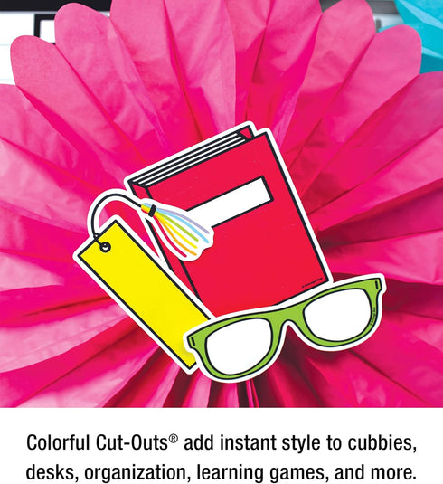Schoolgirl Style Light Bulb Moments 36pc - Let's Read! Bulletin Board Cutouts for Language Arts