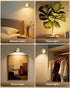 LINKEGO 2 3 Dimmable 360 2 Pack) LED Wall Mounted Lights Pcs with Remote, Rechargeable Wall Sconce with Color Temps