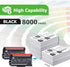 Aztech Compatible Toner Cartridge Replacement for Brother TN 850 TN850 TN-850 TN820 TN-820 (Black, 2-Pack)