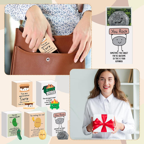 Cinnvoice 100 Set Funny Gifts Bulk for Mother's Day Teacher Appreciation Week Nurse Employee Coworker Volunteer Thank