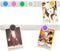 Magnetic Board Frameless Stainless Iron Strips, Magnetic Strips with Adhesive Backing, Memo Board with 7 Pcs Colorful