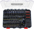 RDTRDT 80-Piece Magnetic Impact Nut Driver Set, SAE/Metric Nut Driver Set, Socket Adapters,