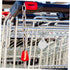 1piece TEHAUX Trolley Token Keychain Shopping Cart Remover Key for Supermarket Use Convenient Portable Pendant