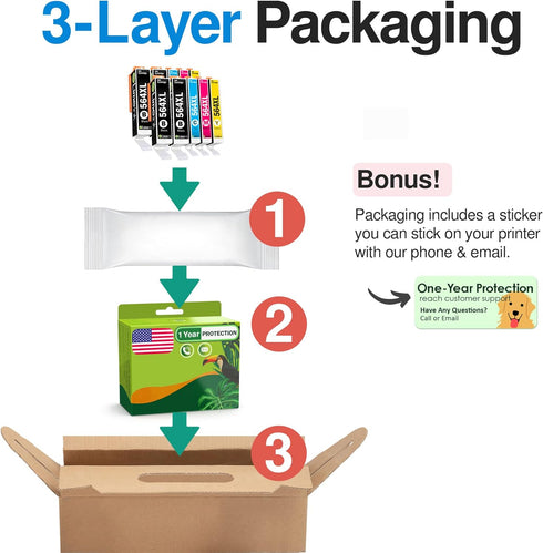 Limeink Compatible Ink Cartridges Replacement for HP 564 Combo Pack for HP 564xl Ink Cartridges for HP Printers (10 PK)