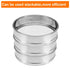 PATIKIL 12 Mesh Lab Sieve, 8" Diameter Test Sieve with 304 Stainless Steel Wire Cloth for Industrial Laboratory