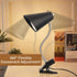 1 360Rotation LED Clip on Desk Lamp with USB Charging Port, Portable Gooseneck Clip on Lamp, Clamp Light Modern Table