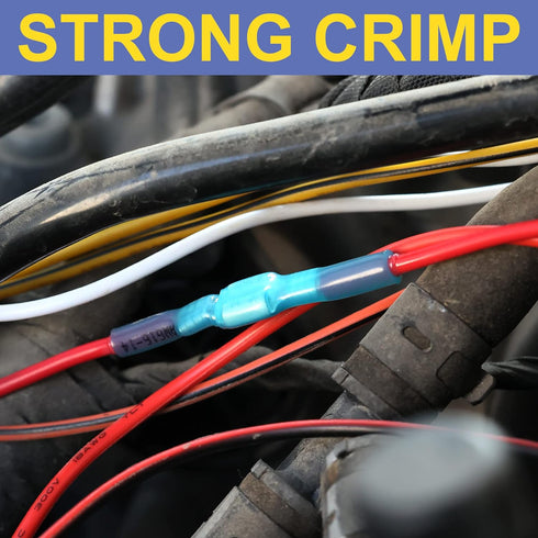haisstronica 460PCS Heat Shrink Spade Connectors, AWG 22-10 Female and Male Quick Disconnect Spade Terminals