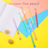 Non Sharpening Pencils, HB Translucent Stackable Pencils with Matching Eraser, 100 Pack, 7 Colors