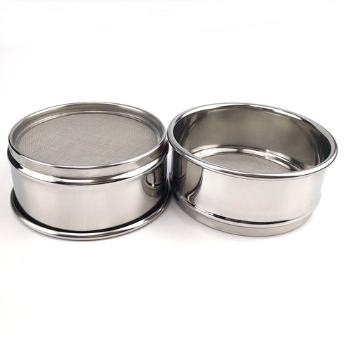 LABALPHA 180 Mesh Lab Sieves, Test Sieve #180 Mesh, 4'' Diameter, 304 Stainless Steel Wire Cloth (0.088mm)