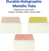 Avery Multi-Use Ultra Tabs, 2" x 1.5", Holographic Sunset Ombré Colors, 18 Repositionable Page Tabs (74148)