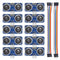 AEDIKO 10pcs HC-SR04 Ultrasonic Module Distance Sensor with Wire Cable