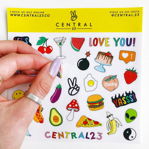 CENTRAL 23 Cute Anniversary Love Card for Him, Funny Valentines Day Card for Husband or Wife, Comes with Stickers