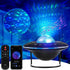 LooEooDoo Star Projector, Galaxy Starry Projection Lamp, Bluetooth Speaker Aurora Lighting with Timer