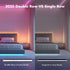 2025 100FT 960LEDs APP+44Key Dimming Decor(2Rollsof50FT) LED Lights for Bedroom, Double Row RGB Strip Lights Music Sync