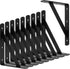 CONNOO 10 Pack L8 x H 6" Heavy Duty Shelf Brackets Black